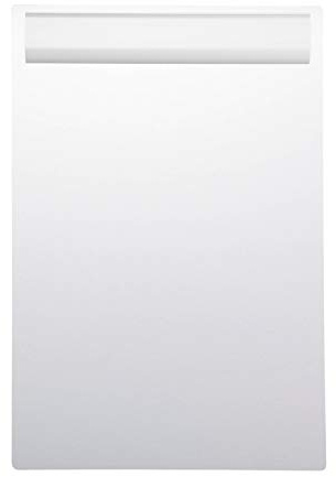 MAUL Klemmbrett A4 | Stabiles Klemmbrett aus Aluminium | Schreibunterlage mit Klemmweite 1cm | Clipboard zum Schreiben und Zeichnen in Büro | Inkl. Gleitschutz für Schreibtisch | Silber