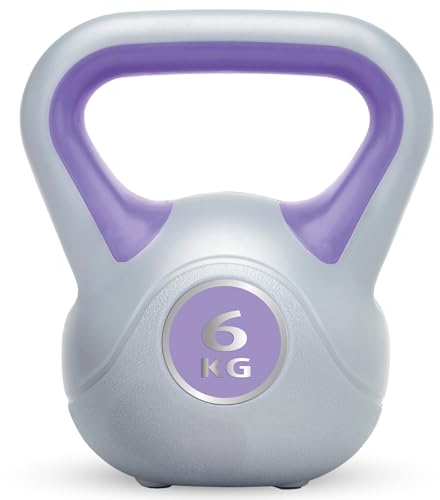 Urban Fitness Vinyl Kettle-bell ,6 KG , Assorted