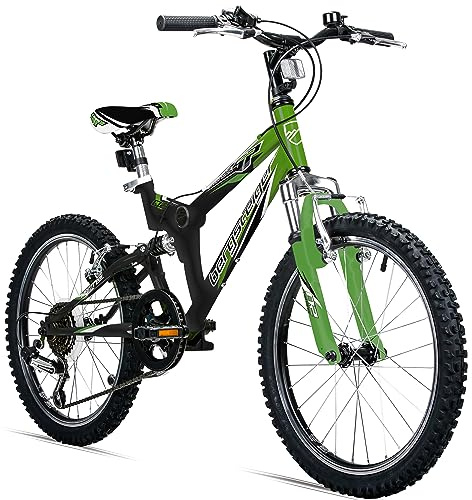 Bergsteiger Montreal 20 Zoll Kinderfahrrad Mountainbike mit Vollfederung