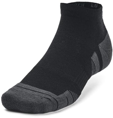 Under Armour Herren 3Er-Pack Performance Tech Low Cut Socken, Black/Jet Grey, M