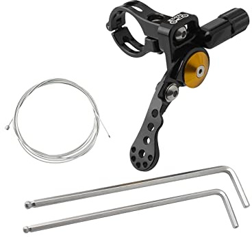Compte-Gouttes de vélo de Route Levier de Tige de Selle Compte-Gouttes de vélo à Distance Contrôleur de Levier à Distance Accessoires de Cyclisme avec, 22.2MM Noir