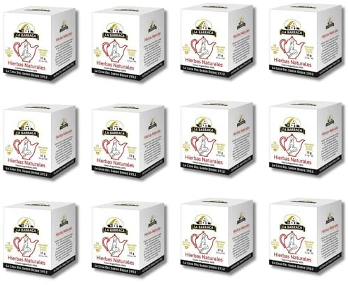 Infusión Hierbas Naturales 120 Bolsitas de La Barraca en 12 Cajas - Infusion Digestiva y Natural Cassia Angustifolia - Bienestar Intestinal con Hojas de Sen - Mejor Selección ENOVINOS