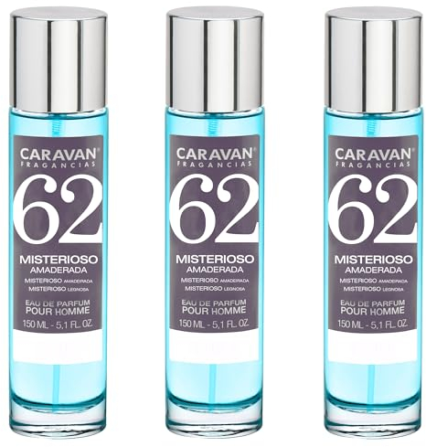 3 x Caravan Herrenduft, Nr. 62, 150 ml.