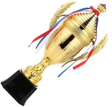 SUPVOX Coppa di Plastica Dorata con Coperchio Premio per Ragazzo Ragazza e Giochi Come Bomboniere o Ricompensa per Classi e Concorsi