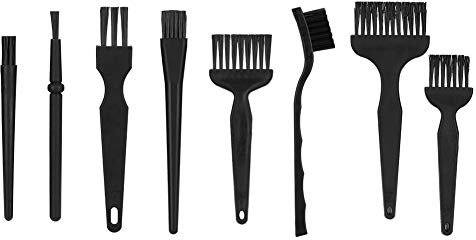 shenruifa Tastatur-Reinigungsset, Handy-Computer-Bürsten-Reparaturset, Tragbare Antistatische Reinigungsbürste, Schwarz