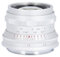 Qukaim Objectif 35 mm F1.4 Full Frame Portrait, verre optique grande ouverture, mise au point manuelle fixe, monture L, pour Leica SL, SL1, SL2, blanc