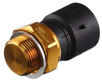 HELLA 6ZT 007 807-021 Interruptor de temperatura, ventilador del radiador - 12V - 2polos - Conector plano - forma enchufe: redondo - atornillado - Contacto de cierre