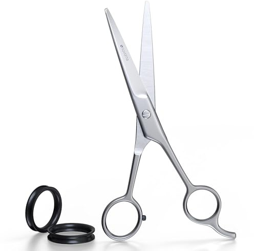 Tijeras de peluquería Suvorna de 6,5: tijeras para cortar el cabello extremadamente afiladas para cortar el cabello: tijeras para mano derecha para mujeres, hombres y adultos.