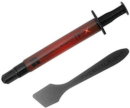 Thermalright TFX 2g Thermal Paste Heat Sink Compound 14.3W/m.k-2 Grams, High performance thermal paste for Processor/CPU/GPU/IC/All Coolers, With a Spatula Tool(TFX 2g)