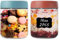 twoant Overnight Oats Gläser Einmachgläser mit Schraubdeckel für Joghurt Marmelade Luftdicht Wiederverwendbare Glasbehälter mit Deckel Mason Jar Meal Prep Boxen mit Etiketten & Stift (2 Stück, 500ml)