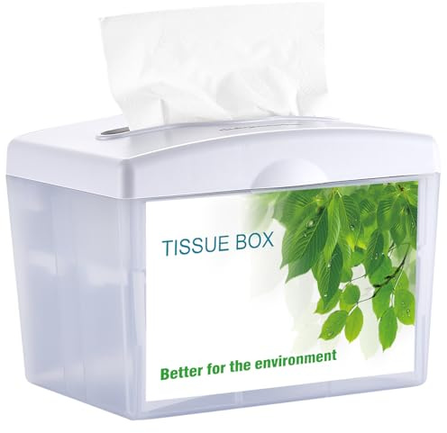 DUTYWORKS Commercial Napkin Dispenser, Restaurant Napkin Holder for Restaurants, Cafes, and Bars, Durable ABS Plastic, Space-Saving Design, Easy Access to Folded Napkins, White