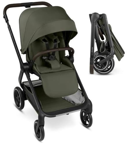 ABC Design City Life – Passeggino & Passeggino sportivo fino a 22 kg, unità di seduta reversibile, posizione sdraiata, carrello telescopico e grande cestino per la spesa fino a 10 kg, passeggino
