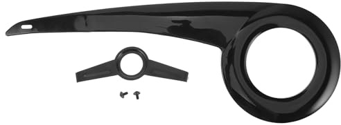 MAGICLULU Protector de Cadena para Bicicleta 38-40 Dientes Negro, Cubierta de Plato de Bicicleta Resistente, Manguito de Cadena para Ciclismo de Montaña, Protección Duradera y Ajuste Rápido
