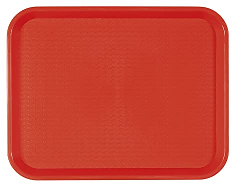 García de Pou 132.04 Bandeja Fast Food, 27.5 x 35.5 Cm, Rojo