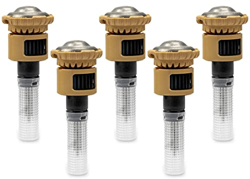 Pack 5 - Boquilla giratoria RainBird R-VAN18 - Rain Bird toberas Arco fijo de 360° - Círculo completo – alcance 4 a 5,5m - Toberas para difusores / aspersor rain bird