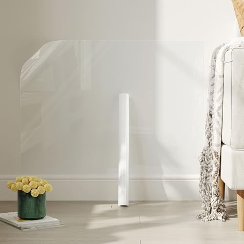 Hode Clear Sticky Back Plastic Roll, Book Cover Film for School Kitchen Wall Furniture, Transparent Self Adhesive Vinyl Film, Waterproof Protector Transfer DIY (90cmX6m)