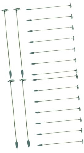 BESPORTBLE Fester Blumenhalter 20 STK Blumentopfständer Anlage Pflanzen Saftige Pflanzgefäße Blumen Pfähle Blumenstützpfähle Klettergitter Für Blumentöpfe Phalaenopsis Abs Plastikblume