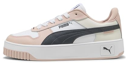 Puma Carina Street Basket Femme, Puma White Strong Gray Rose Quartz, 42 EU