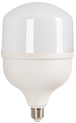 BARCELONA LED - Bombilla LED Industrial E27 Luz Fría, T140 50W | 5300 lúmenes | Luz LED Alta Potencia 270°. Sin Parpadeo | Iluminación Comercial y para Almacenes.