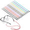 MBAIYO 12 Stück Nylon Brillenband, Bunt Verstellbar Brillenbänder Brillenkette Glasses Chain Brillenkordel für Sonnenbrillen Lesebrillen Kette Brillenschnur Sportbrillenband Damen Herren Mehrfarbig