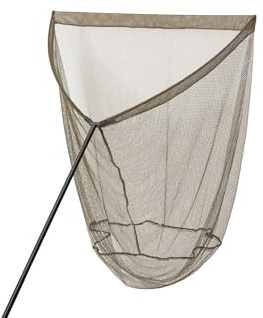 Korda - Spring Bow 5ft + 5ft Net | 42in - Lightweight Carbon Fishing Net, Extendable 7ft or 10ft Handle, JAG Engineered Spreader Block, Stainless Steel Spike, 42 Inch Shallow Mesh with Sleeve