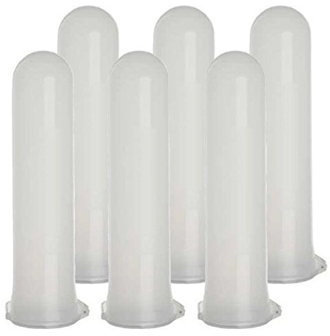 6 - Clear Heavy Duty 140 Round Paintball Speed Tubes