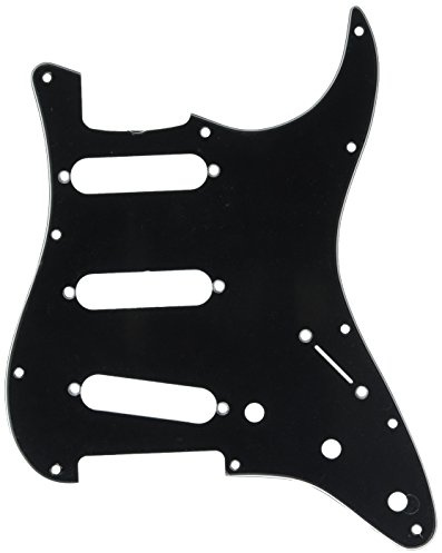 Fender 099 – 1345 – 000 per 3 PLY Black 11 Hole Vintage Mount S/S/S Stratocaster Pickguard (with Truss Rod Notch)