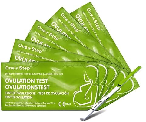 One Step: Ovulation Tests - Highly Sensitive Ovulation/Fertility Tests - 20miu/ml Ovulation Tests (30 Ovulation Strips)