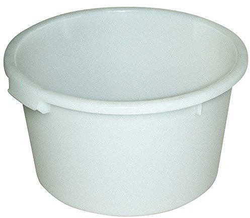 Rotondo serbatoio 85 litri, colore: bianco naturale