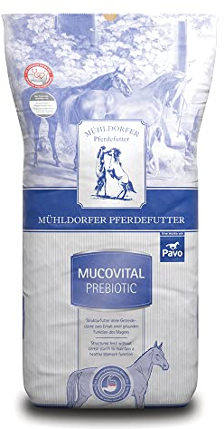 Mühldorfer Mucovital Prebiotic - 20 kg - Entzündungsregulierendes Pferdefutter - Bei Magenerkrankungen - Ohne Getreidestärke