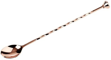Paderno World Cuisine Cucchiaio da bar in acciaio inox e rame, arancione, 41605-01