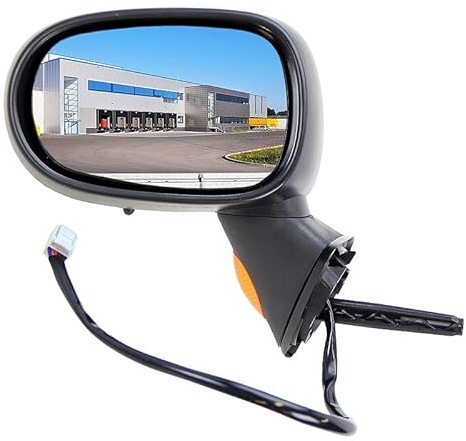 BESTPRICE 1x Rétroviseur extérieur électrique gauche chauffant avec clignotant Rétroviseur latéral asphérique Compatible avec RENAULT MODUS/GRAND MODUS (F/JP0_)