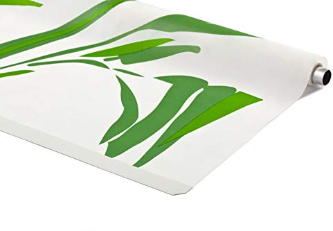 ERSATZROLLE HALB-KASSETTEN DUSCHROLLO BAMBUS DESIGN 140x190 cm EINFACHER WECHSEL