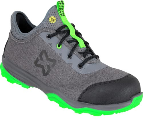 WÜRTH MODYF Sicherheitsschuhe S3 Ecofresh ESD in grau grün - Arbeitsschuhe für Herren und Damen - metallfrei & wasserabweisend - in der Größe 41