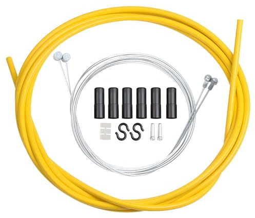 KOQAIIZ Kit Cable Palanca Cambios Bicicleta, Juego de Cables de Engranaje de Bicicleta, para Bicicleta de Carretera de Montaña MTB