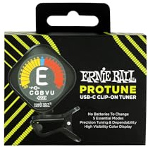 Ernie Ball ProTune USB-C Rechargeable Clip-on Tuner