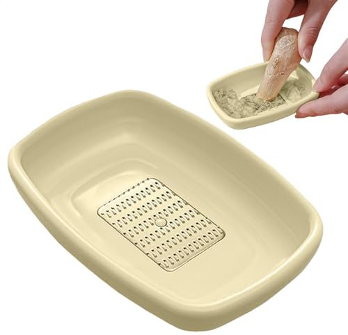 Outil de broyage d'ail – Plaque de râpe avec grattoir | Râpe à gingembre, plateau portable pour wasabi et ail, outil de râpe pour et épices, râpe de cuisine pour hacher finement