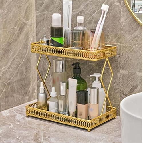 DYHWAC Double-layer Washbasin Bathroom Shelf Bathroom Toilet Toilet Washstand Cosmetic Storage Rack