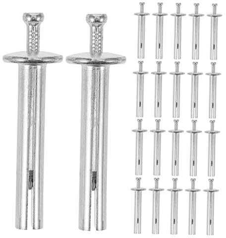 Abaodam 100pcs Heavy Duty Concrete Expansion Nails Drive-in Expansion Fasteners Suitable for Multiple Surfaces Wall Fixings
