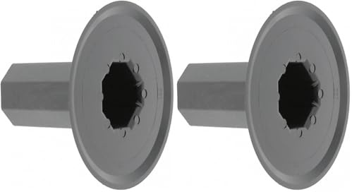 cyclingcolors Flasque de guidage coulissant Ø140mm pour tube octogonal de 40mm Volet roulant Store Tablier Fenêtre Enroulement Déroulement (Lot de 2)