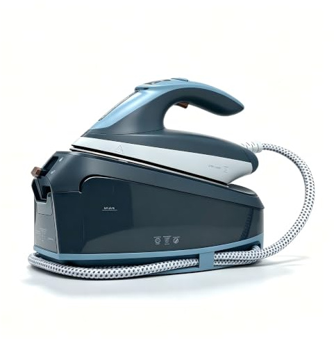 2600 W tryckångstrykjärn, 1500 ml hängande flaska handhållet elektriskt strykjärn, hushållsångare(Lakeblue)