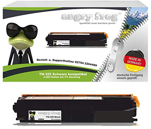 Black Toner made in Germany ersetzt BROTHER TN325 BK - für BROTHER DCP 9055 CDN, DCP 9270 CDN, HL 4140 CN, HL 4150 CDN, HL 4570 CDW, HL 4570 CDWT, MFC 9460 CDN, MFC 9465 CDN, BROTHER MFC 9970 CDW