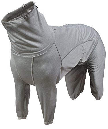 Hurtta Body Warmer Dog Body Suit, Recovery Suit, Carbon Grey, 18M