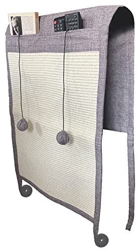TREKAM Katzen Kratzmatte Kratzschutz Sofa mit elastischen Spielzeugbällen und Taschen, Sofaschutz, Sisal-Nagelschärfer für Ihre Kätzchen, schützt alle Arten von Möbeln, kratztonne für Katzen,
