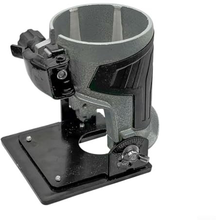 Base inclinable réglable pour défonceuse ou défonceuse électrique en bois facile à manipuler