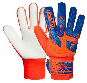 Reusch Attrakt Starter Solid Junior griffige Torwarthandschuhe Fußballhandschuhe für Kinder und Jugendliche für Jungen Mädchen geeignet für alle Wetterbedingungen und Spielfeldoberflächen