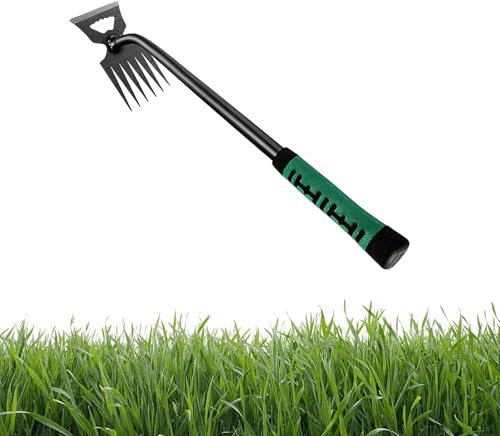 Désherbeur Manuel pour Le Jardinage,Outil De Désherbage,Outil De Désherbage Manuel,Désherbage en Acier Inoxydable,Extracteur De Désherbage pour Jardin Cour Pelouse Terres