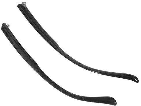 WRITWAA 1 Par Accesorios para gafas Brazos oro templo de gafas de reemplazo brazo de reemplazo de anteojos azul templo de o de anteojos de de o Metal Negro