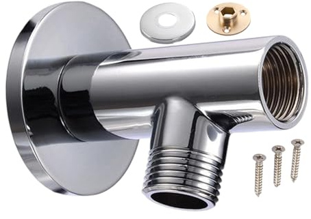 Aufquwk Codo de Ducha - Salida de Agua para Ducha | Adaptador Antifugas Compacto Para Baño De Casa Y Hotel