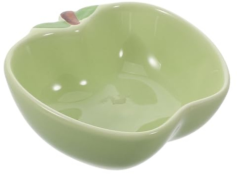 SUPVOX Bol Céramique Forme de Pomme pour Hamster Nain Hérisson et Petit Animal Antidérapant Multifonctionnel comme et Bol à Friandises